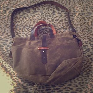 PEG AND AWL Waxed Canvas Tote